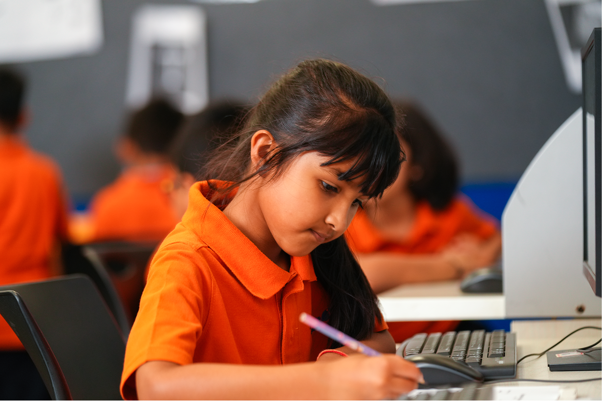 Students collaborating